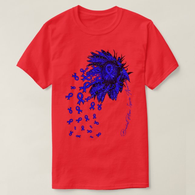Brachial Plexus Injuries Awareness Sunflower ribbo T-Shirt (Design Front)