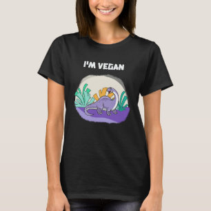 Brachiosaurus & Cute Dinosaur Vegan T-Shirt