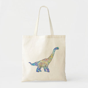 Brachiosaurus Prehistoric Cute Jurassic Dinosaur Tote Bag