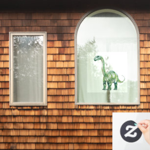 brachiosaurus  window cling
