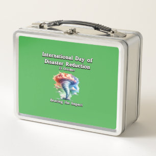Bracing the Impact.  Metal Lunch Box