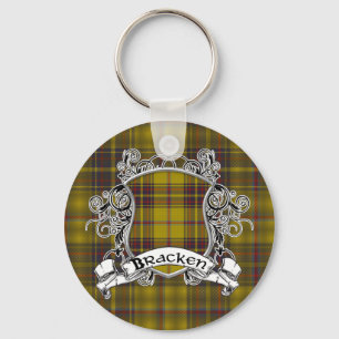 Bracken Tartan Shield Key Ring