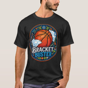 Bracket Buster Basketball Tournament Embroidery T-Shirt