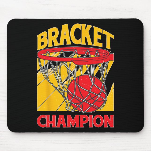 Bracket Champion Sketll Winner Player Sports ---  Mouse Mat (Front)