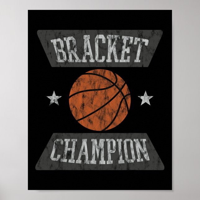 Bracket Champion Sketll Winner Player Sports  Poster (Front)