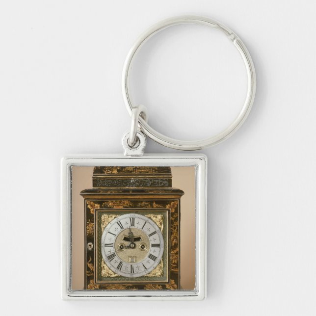 Bracket clock, movement by James Boyce, c.1705 Key Ring (Front)