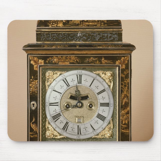 Bracket clock, movement by James Boyce, c.1705 Mouse Mat (Front)
