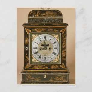 Bracket clock, movement by James Boyce, c.1705 Postcard