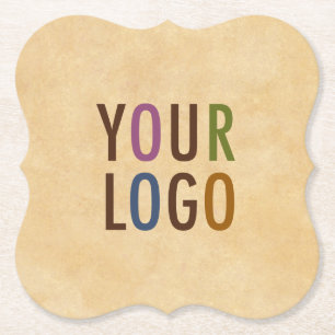 Bracket Pulpboard Paper Coasters Custom Logo