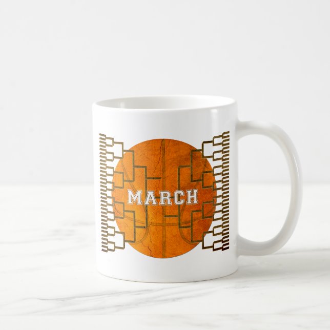 Bracketology March Basketball Awesomeness Coffee Mug (Right)