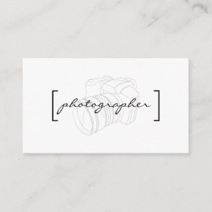 Brackets / Photographer Business Card