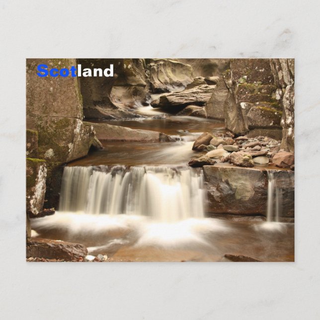 Bracklinn Falls, Perthshire, Scotland Postcard (Front)