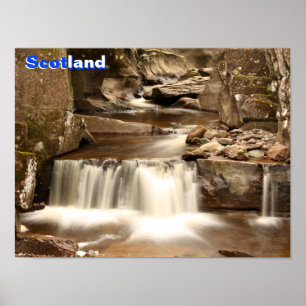 Bracklinn Falls, Perthshire, Scotland Poster