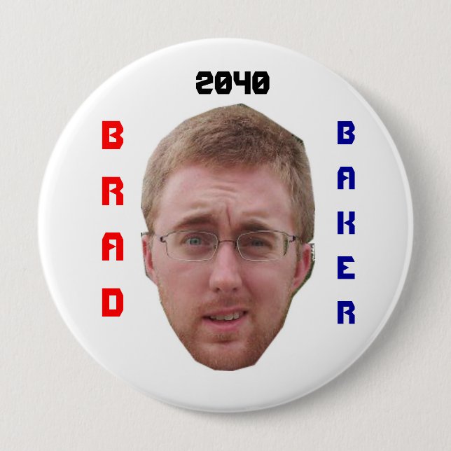 Brad Baker 2040 Button (Front)