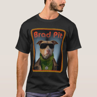 Brad Pit for black t-shirts
