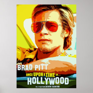 brad pitt  hollywood poster