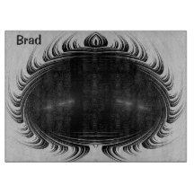 BRAD ~ Startling black white original fractal