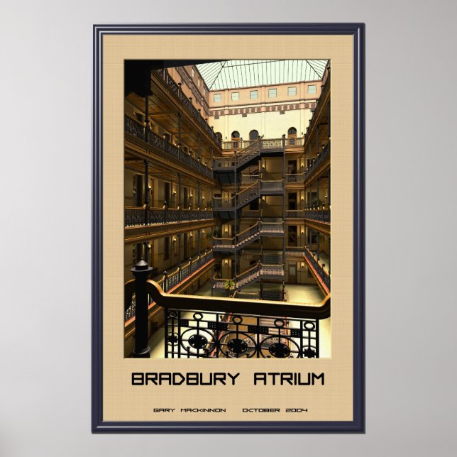 Bradbury Atrium Poster (Front)