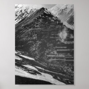 Braden Copper Mines in Chilli Poster