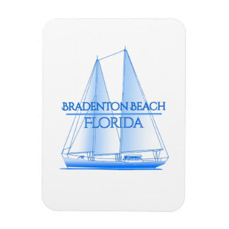 Bradenton Beach Coastal Nautical Sailing Sailor Magnet