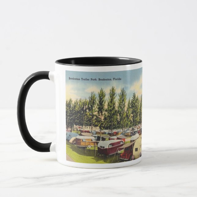 Bradenton Florida vintage trailer park Mug (Left)