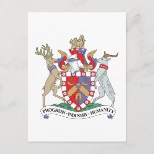 Bradford Coat of Arms Postcard