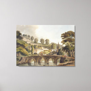 Bradford, from 'Bath Illustrated by a Series of Vi Canvas Print