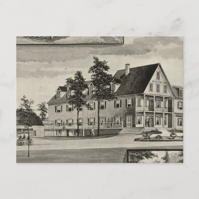 Bradford Mineral Springs Postcard (Front)