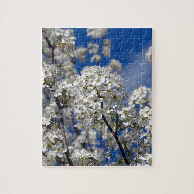 Bradford Pear Blooms Jigsaw Puzzle (Vertical)