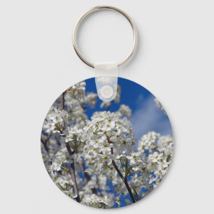 Bradford Pear Blooms Key Ring
