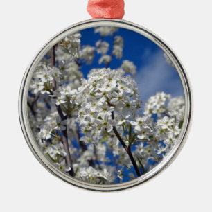 Bradford Pear Blooms Metal Tree Decoration