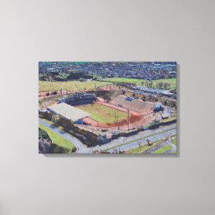 Bradford Rugby League, Odsal Stadium Coral Stand Canvas Print