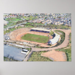 Bradford Rugby League, Odsal Stadium Poster
