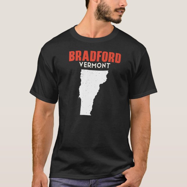 Bradford Vermont USA State America Travel Vermonte T-Shirt (Front)