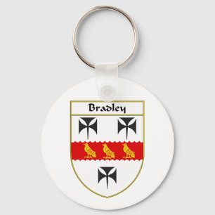 Bradley Coat of Arms/Family Crest Key Ring