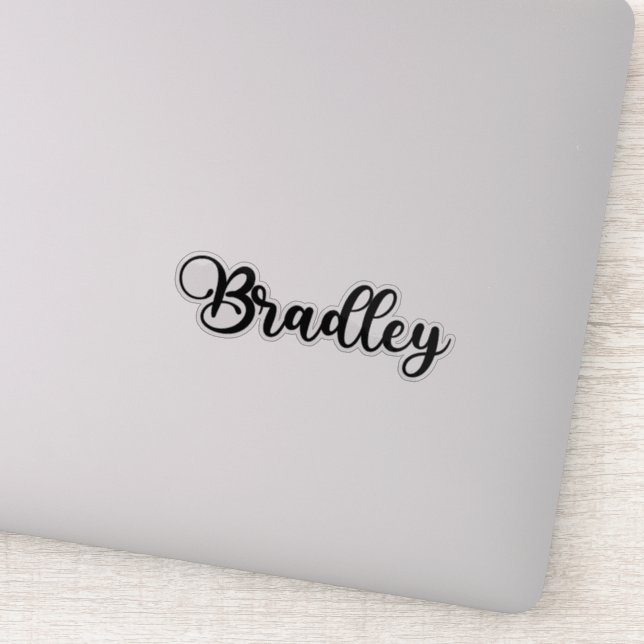Bradley Name - Handwritten Calligraphy (Detail)