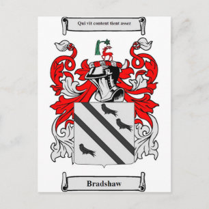Bradshaw Coat of Arms Postcard