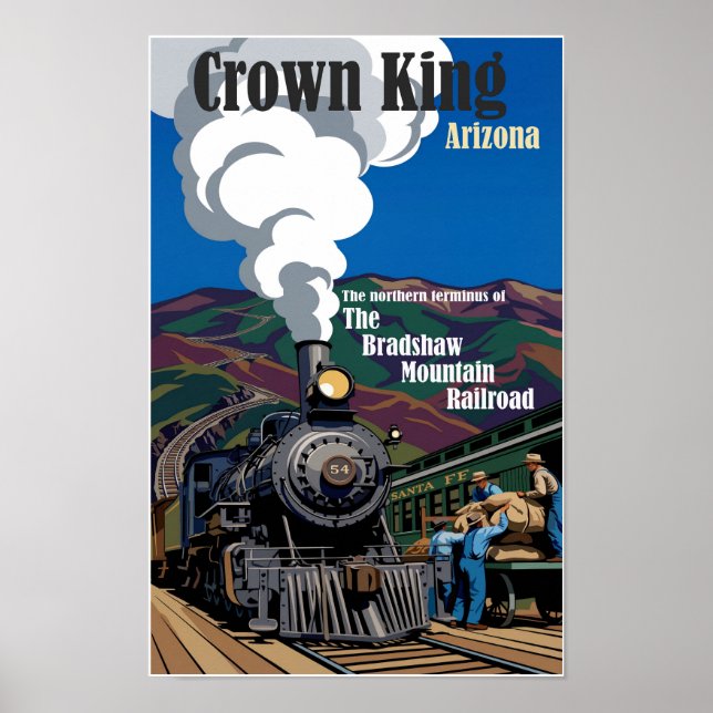 Bradshaw Mountain Railroad Poster (Front)