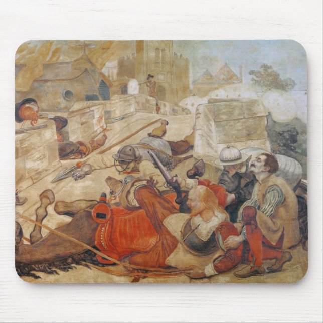 Bradshaw's defence of Manchester (1642) Mouse Mat (Front)