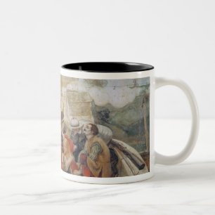 Bradshaw's defence of Manchester (1642) Two-Tone Coffee Mug