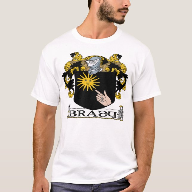 Brady Coat of Arms T-Shirt (Front)