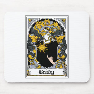 Brady Family Crest Mouse Mat