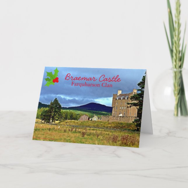 Braemar Castle – Farquharson Clan Christmas Card (Front)