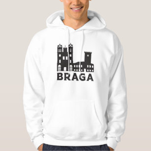 Braga Portugal City Skyline Cityscape Gift Idea Hoodie