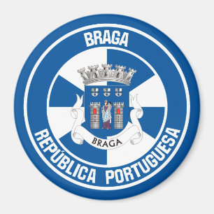Braga Round Emblem Magnet