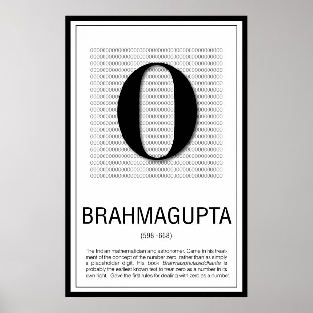 Brahmagupta Poster (Front)