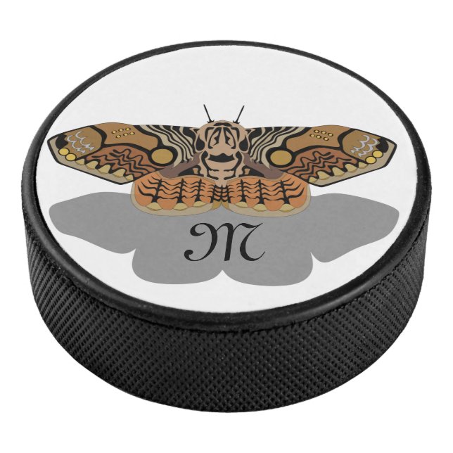 Brahmin Moth Monogram Hockey Puck (3/4)