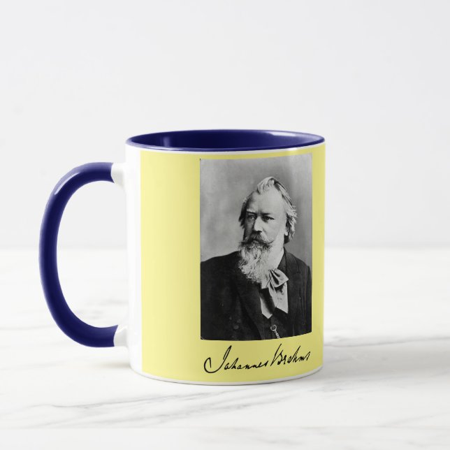 Brahms Classical Composer Mug (Left)