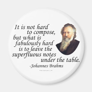 Brahms on Composing Magnet