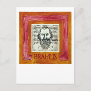 Brahms postcard